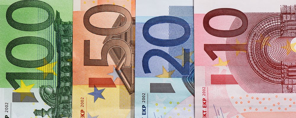 Euro note denominations