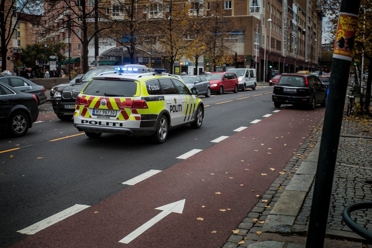 Politibil pa Gronland i Oslo 4.1225x817