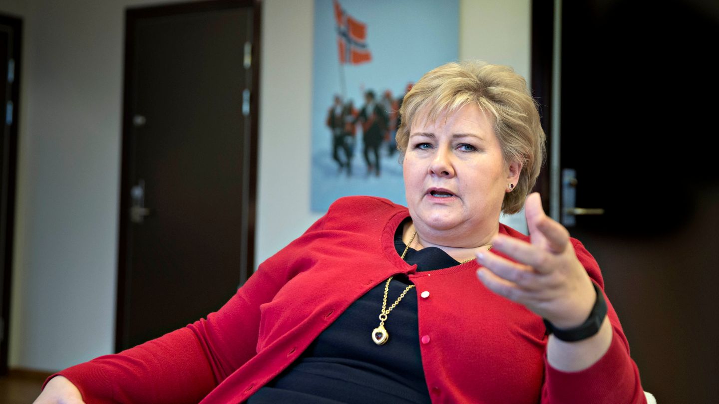 Norway PM Erna Solberg